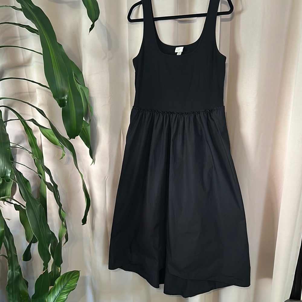 a new day Black High Low Dress